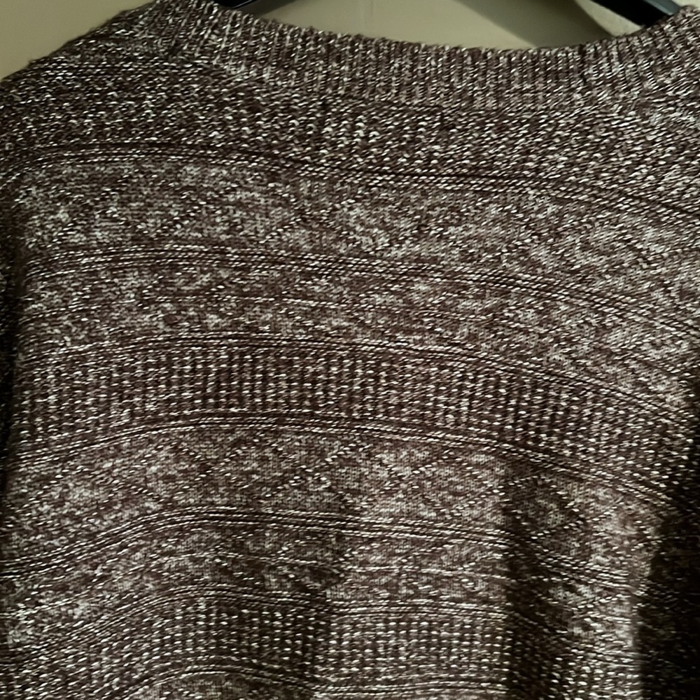 Club Room Button Down Cardigan Sweater in Marled Brown. Men’s Sz Large - Picture 10 of 10
